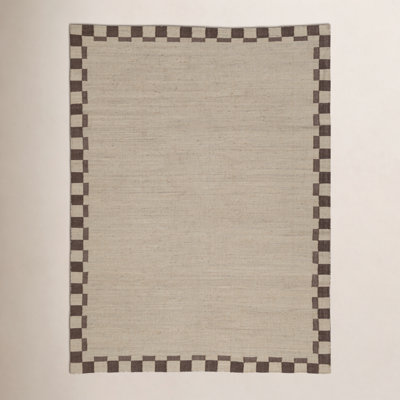 Heidi Checkered Flatweave Jute Rug