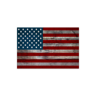 Drapeau des États-Unis (fond de la Constitution des États-Unis), reproduction sur verre acrylique