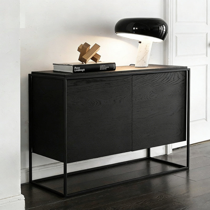 Black Kitchen Sideboard