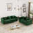 Velours vert