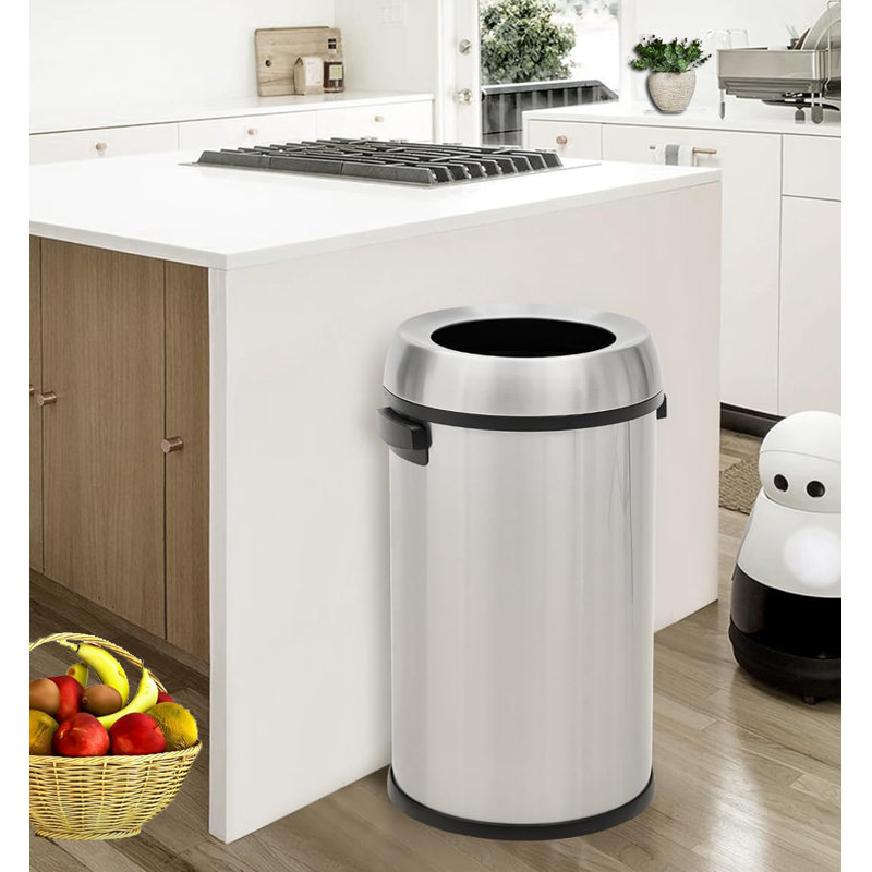 Poubelle de cuisine grande capacité 17 gallons