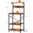 Rustic Kitchen Bakers Rack With Power Outlets For Small Spaces (Space-Saving Style)