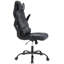 Fauteuil de bureau à hauteur réglable avec accoudoirs rabattables, fauteuil de bureau pivotant et pivotant avec appui-tête-1296679960