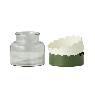 2-in-1 Scalloped Bloom Vase