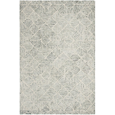 Geometric Hand Tufted Area Rug
