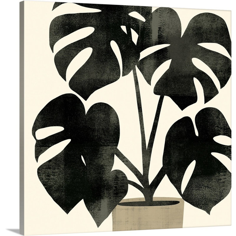 Art mural sur toile Plantling II, Toile tendue, H 36 po x l 36 po