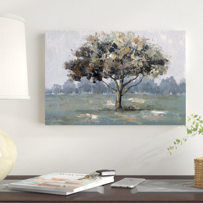 " Painted Tree ", 12" H x 18" W