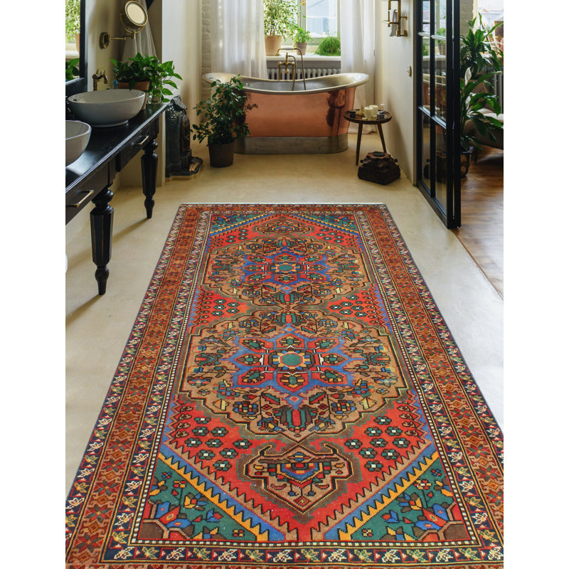 Damyon One-of-a-Kind 4'8" X 9'6" 1980s Runner Wool Area Rug