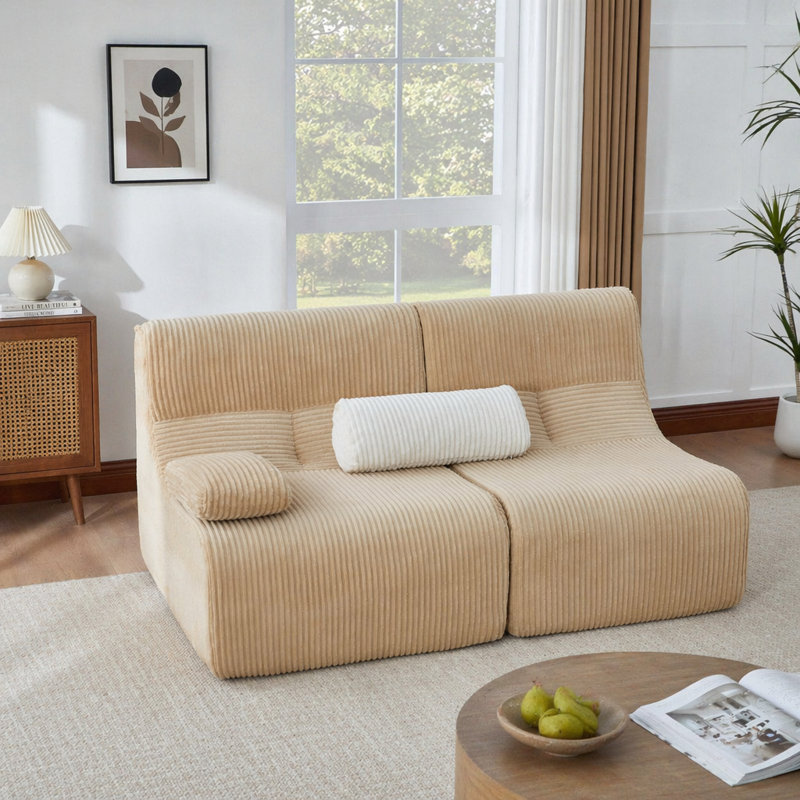 Canapé modulaire 63,7 po Modern