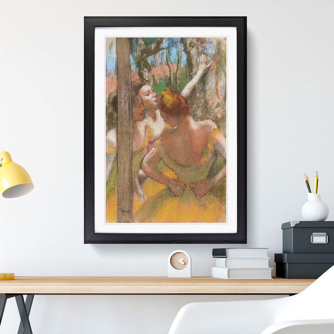 Ballet Ballerina Dancers by Edgar Degas - Picture Frame Painting