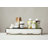 Decorative Metal Tray with 2 Handles and Distressed Enamel and-94439756