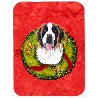 Caroline's Treasures Saint Bernard Glass Cutting Board