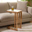 Table d'appoint en marbre Zinaida