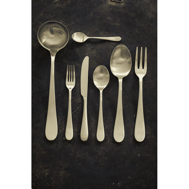 Natura Flatware Set, Champagne