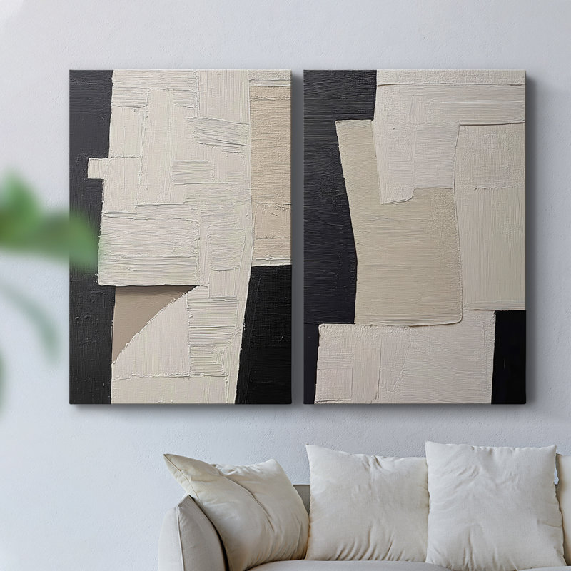ABSTRACT Series DCLI-Premium Gallery Wrapped Canvas -Ready to Hang, 60" H x 80" W