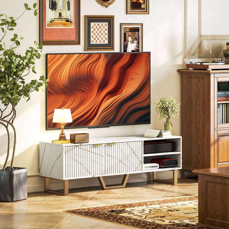 TV Stand for TVs up to 70", White