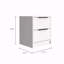 Table de chevet 2 tiroirs-1293526451