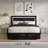 Gouker Corduroy Tufted Upholstered Storage Platform Bed-1922448076-1922448080