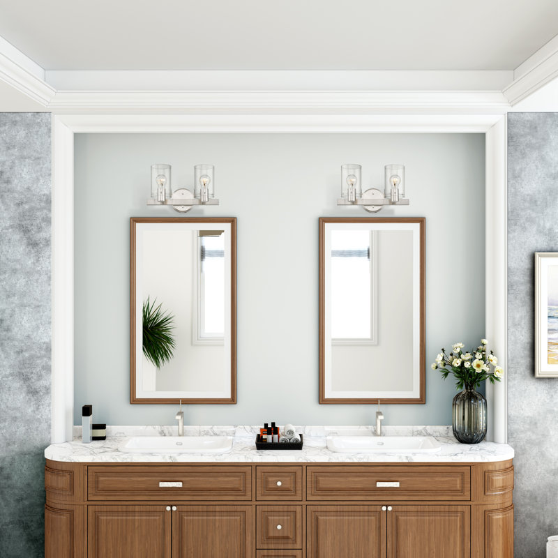 Barthes 2 - Light Dimmable Vanity Light, Brushed Nickel