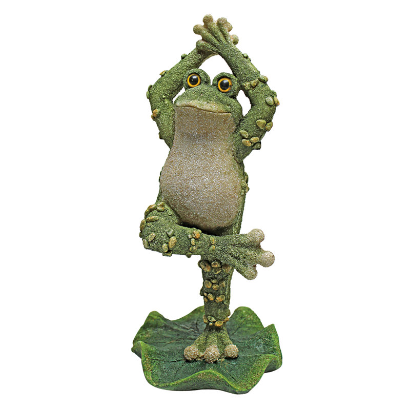 Statue Boogie Down Dancing Frog Hands Up