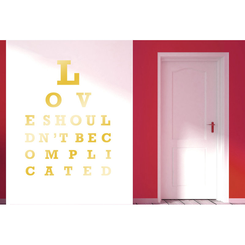 Wall Decal, Medium, Shiny Gold