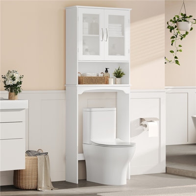 Amboy 25'' W x 66'' H x 9'' D Over-The-Toilet Storage