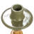 Enameled Decorative Metal Taper Candle Holder
