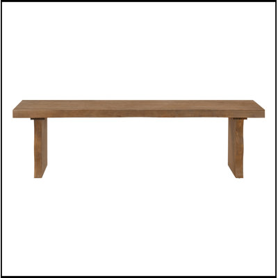 Banc en bois avec pieds robustes