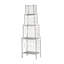 Étagère antique en fer à 3 niveaux 25,5 x 17 x 80,5 po - patiné, présentoir pour la cuisine, la salle de bain, le salon ou le patio