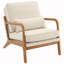 Fauteuils rembourrés en bois massif Lemley-896497330