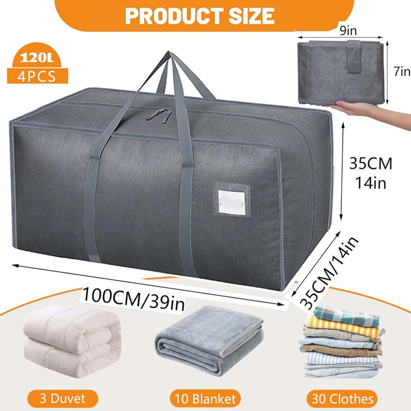 Outdoor Cushion Storage Bag Cover