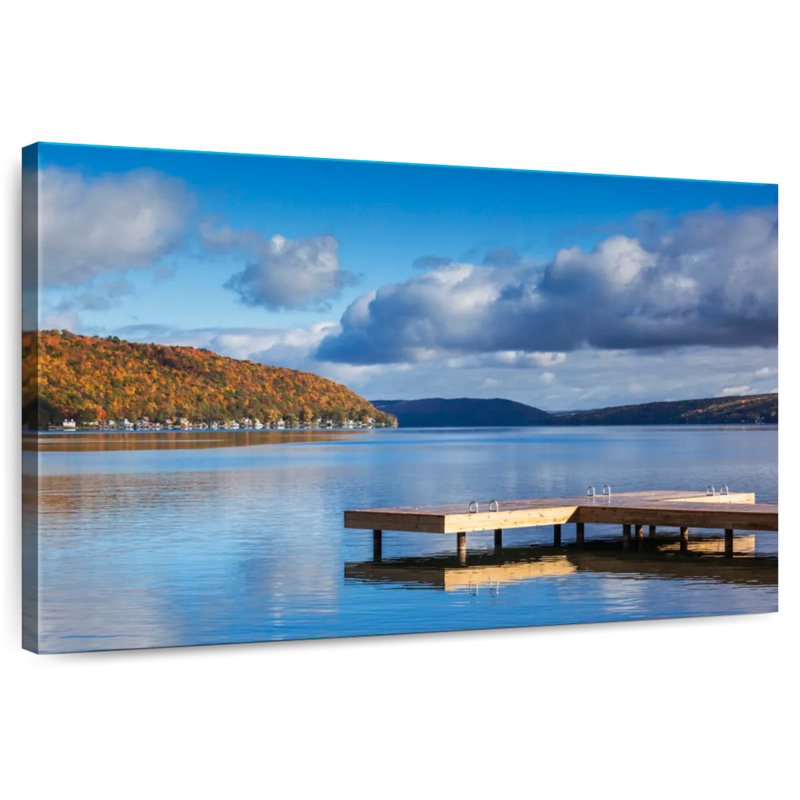 Alvord Sunny Keuka Lake Pier, H 8 po x l 12 po