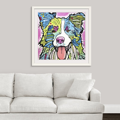 « collie », impression