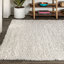 Tapis blanc à poils longs Felicdad-504183859
