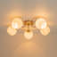 Plafonnier semi-encastré 5 lumières