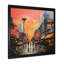 Pop Art Seattle Cityscape Views - Seattle, art mural-605572463-605572452