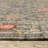 Oriental Machine Woven Gray/Pink Wool and Nylon Blend Area Rug-1428184006