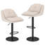 Upholstered Adjustable Height Bar Stool
