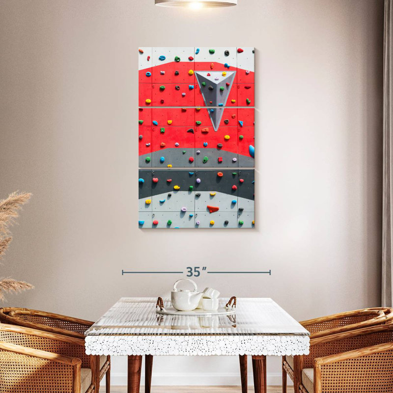 Sireci Indoor Climbing, 23" H x 14" W