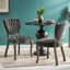 Chaise Parsons rembourrée et capitonnée Richard-564726190