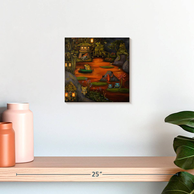 Brampt Frogland II, 10" H x 10" W