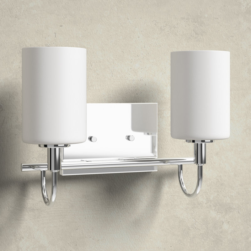 Rowley 2 Light Dimmable Vanity Light, Chrome