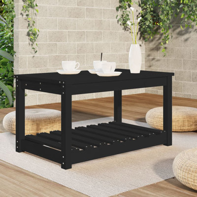 Singita Rectangular Pine Outdoor Coffee Table , cm W cm D