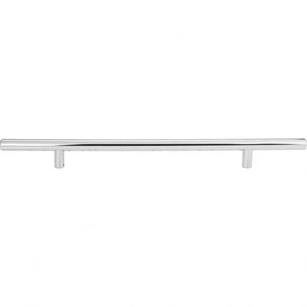 Polished Chrome Modern Bar Pull with Mounting Hardware