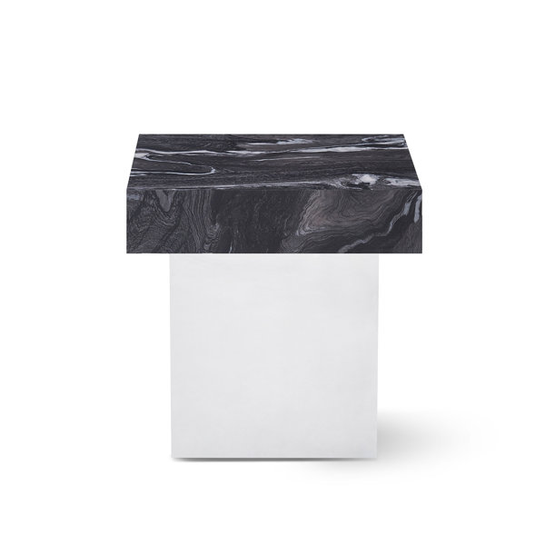 Mosley Table NaturaModa Collections Mosley Pedestal End Table - Wayfair Canada