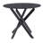 Round with Iron Base Dining Table