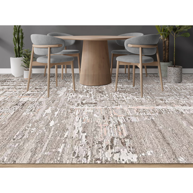 Abstract Area Rug, Rectangle 6' x 9'