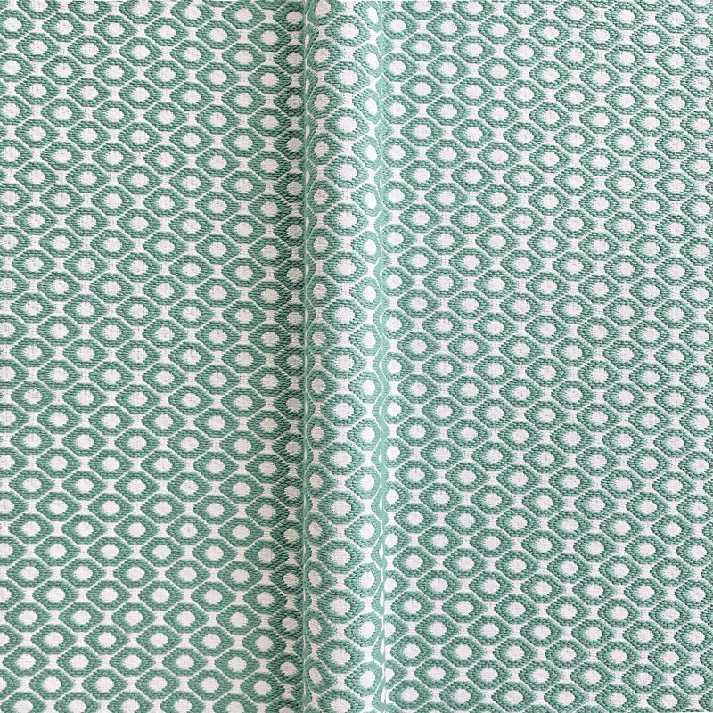 Belize Habi Aqua Fabric Railroaded