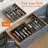 Silverware Drawer Organizer Tray, Plastic Cutlery Storage For Kitchen Drawer, Flatware And Utensil Holder Divider For Spoons Forks Knives Tableware, 7 Compartment-1342178399