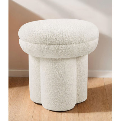 Round Top Accent Chair Stool Pedestal Base
